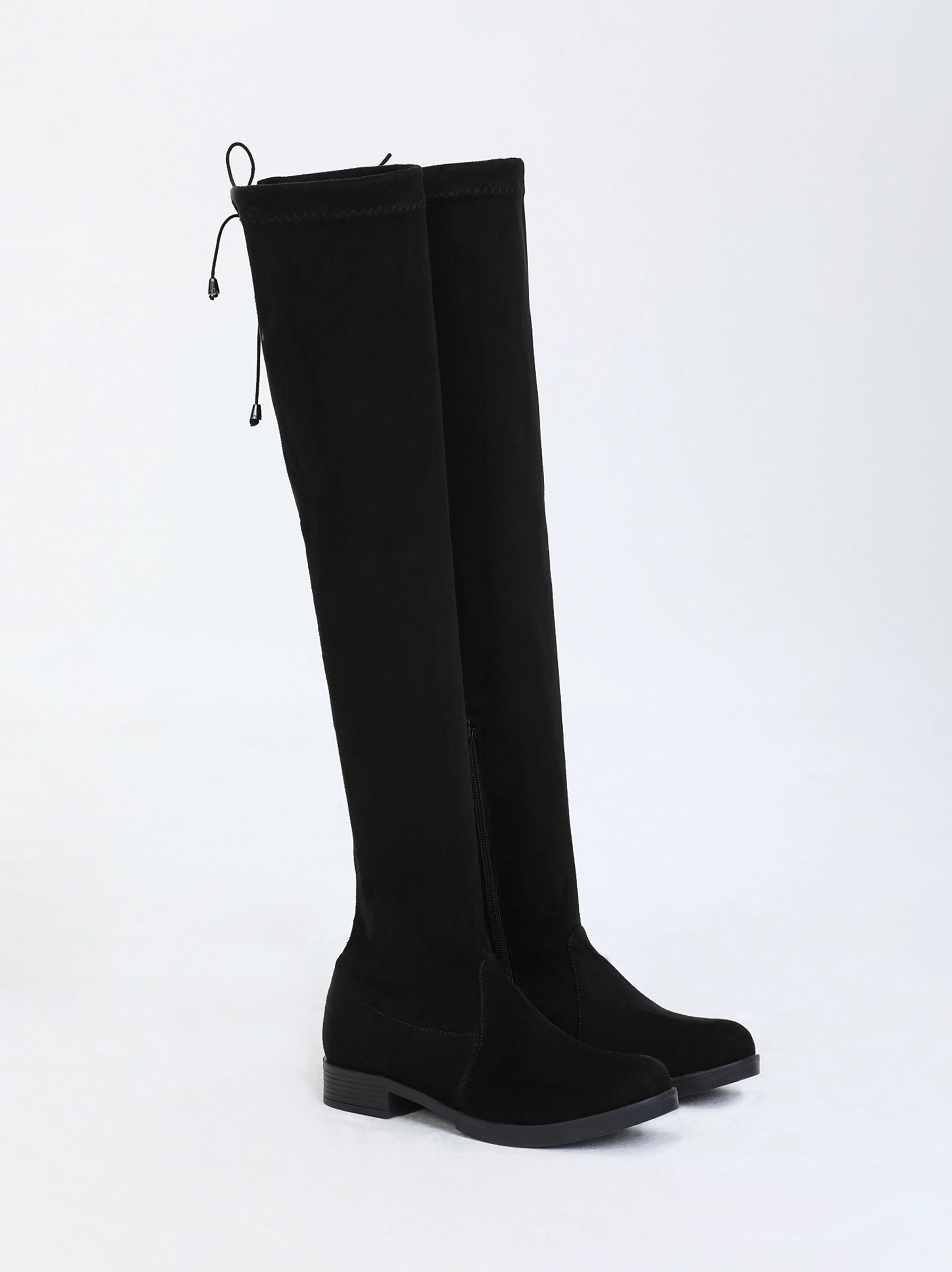  black Knee Boots