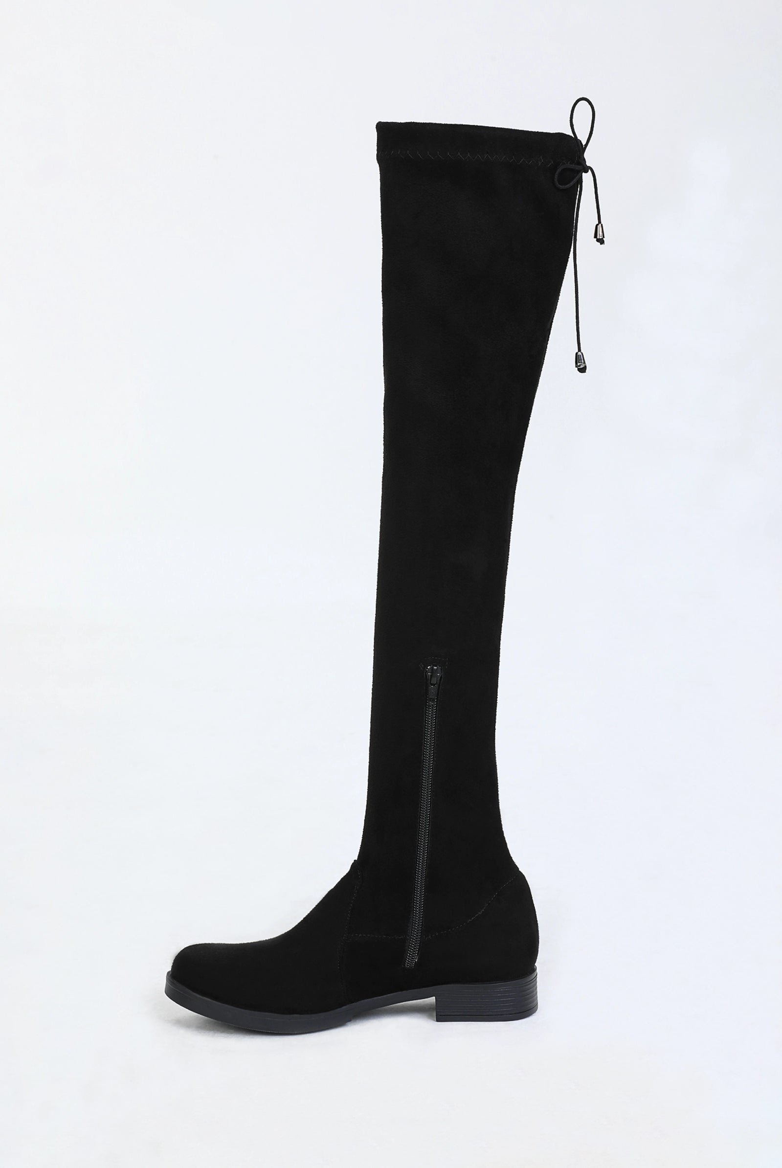 black Knee-High Boots