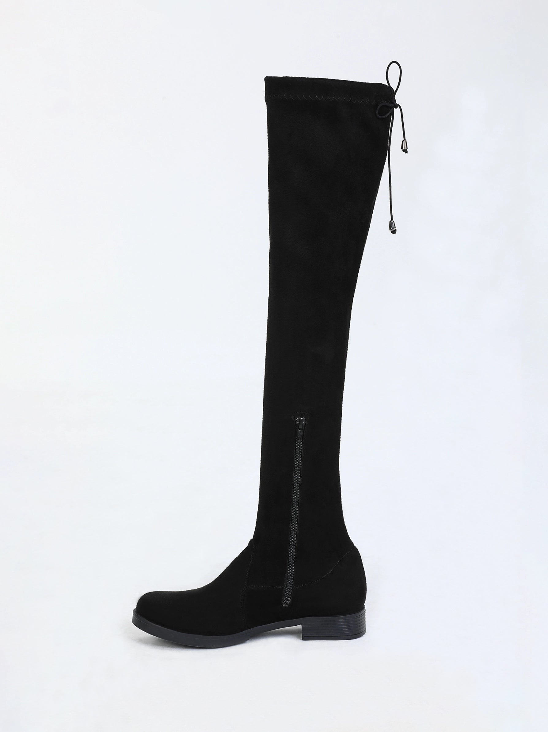 black Knee-High Boots