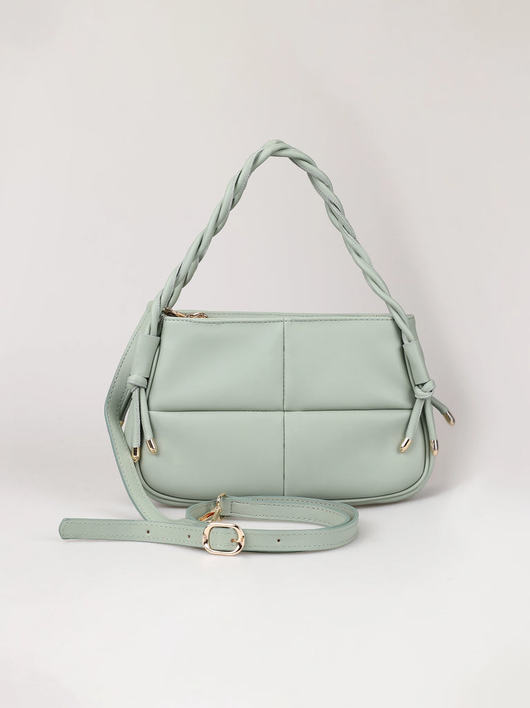 mint green clutch