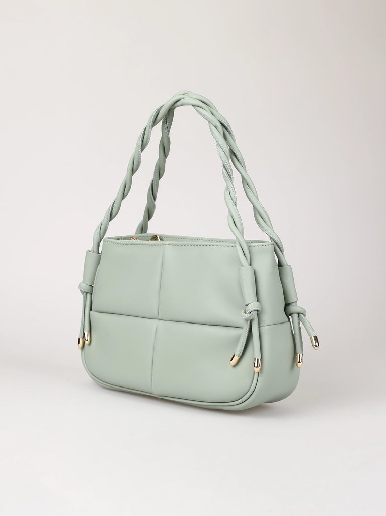 mint green clutch bag