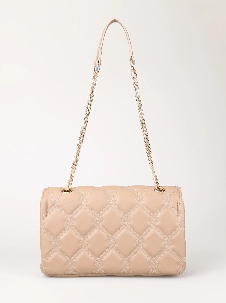 camel quilted bag uk