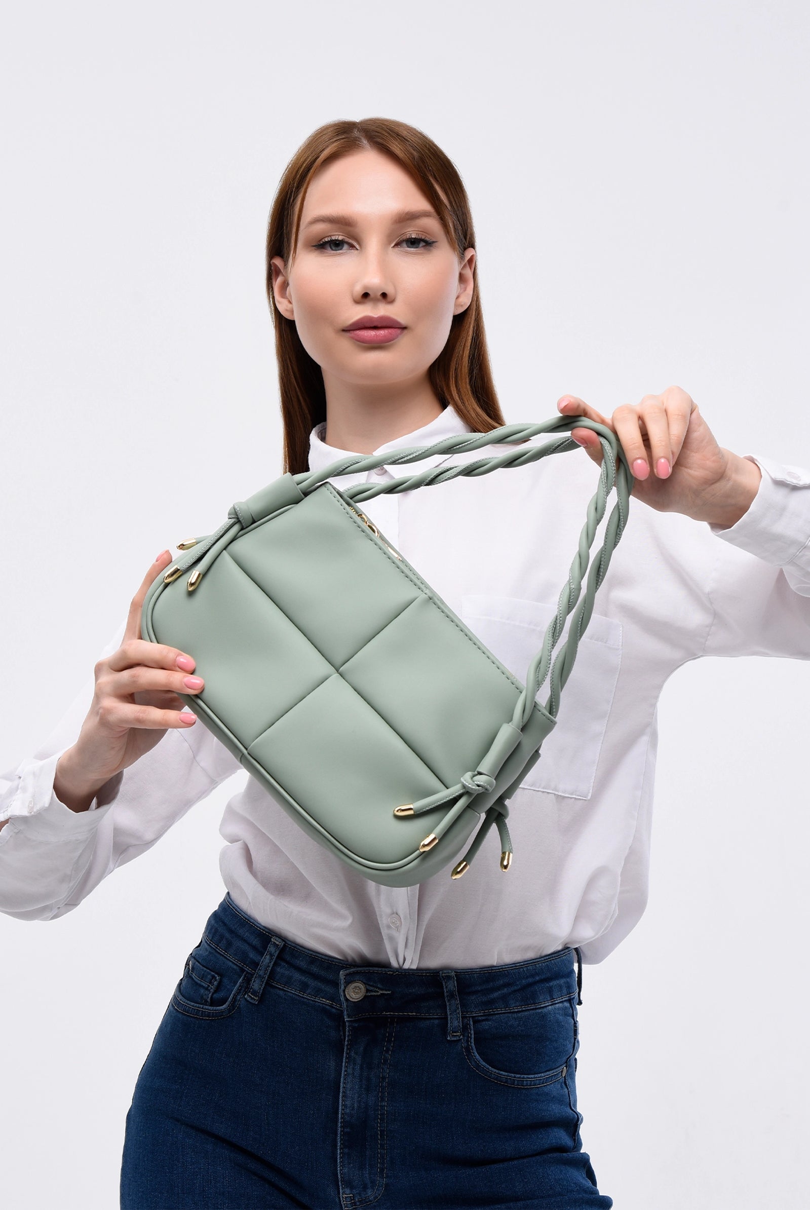 mint green bag for women