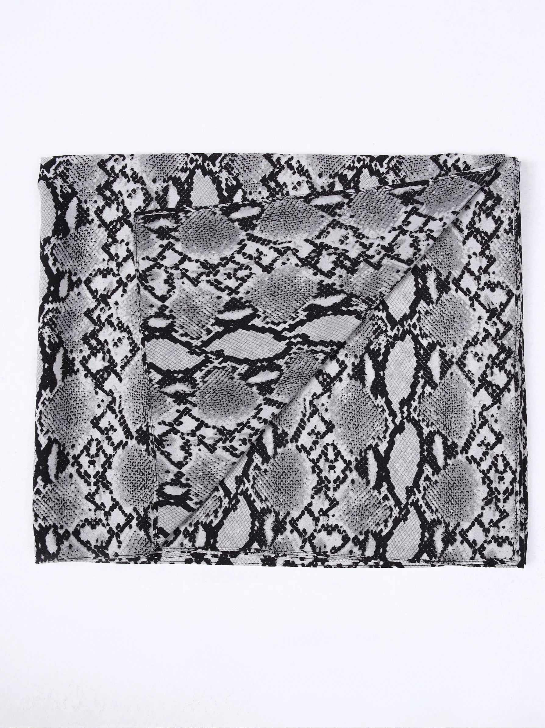 stylish snake print scarf