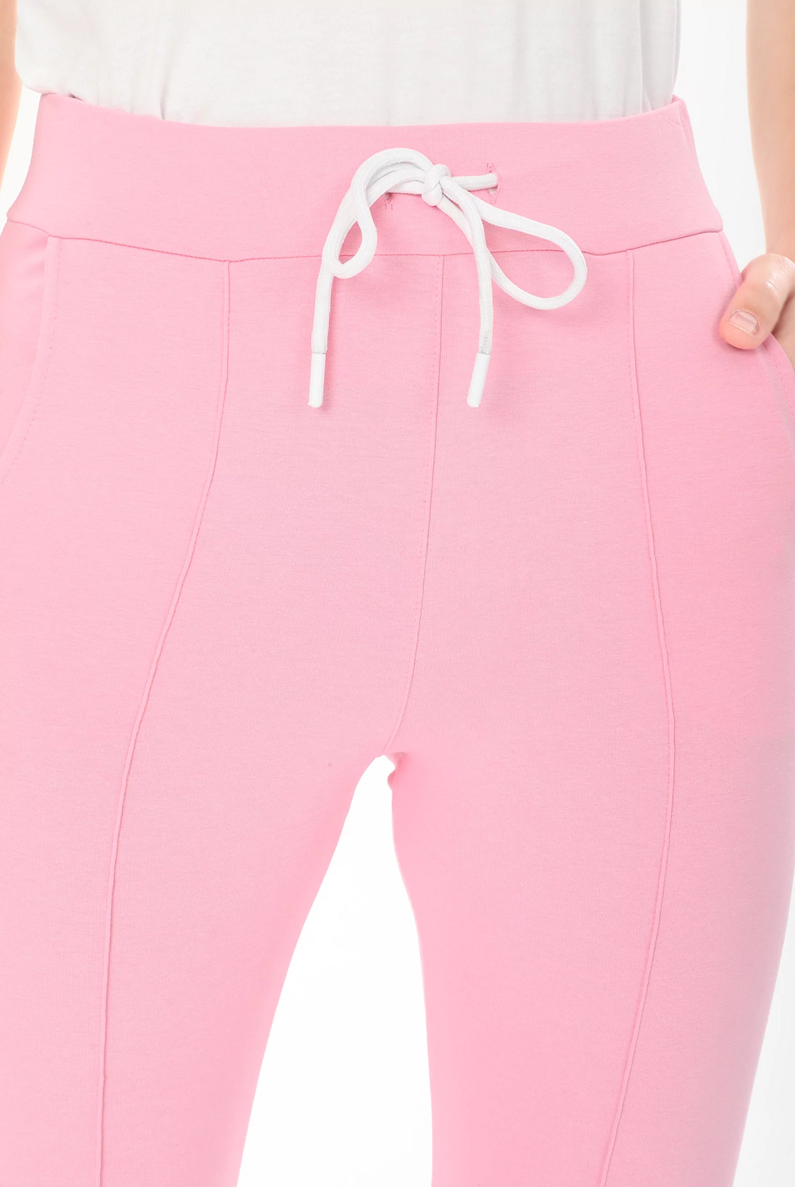 pink fleece pants for women