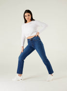 womens straight cut jeans