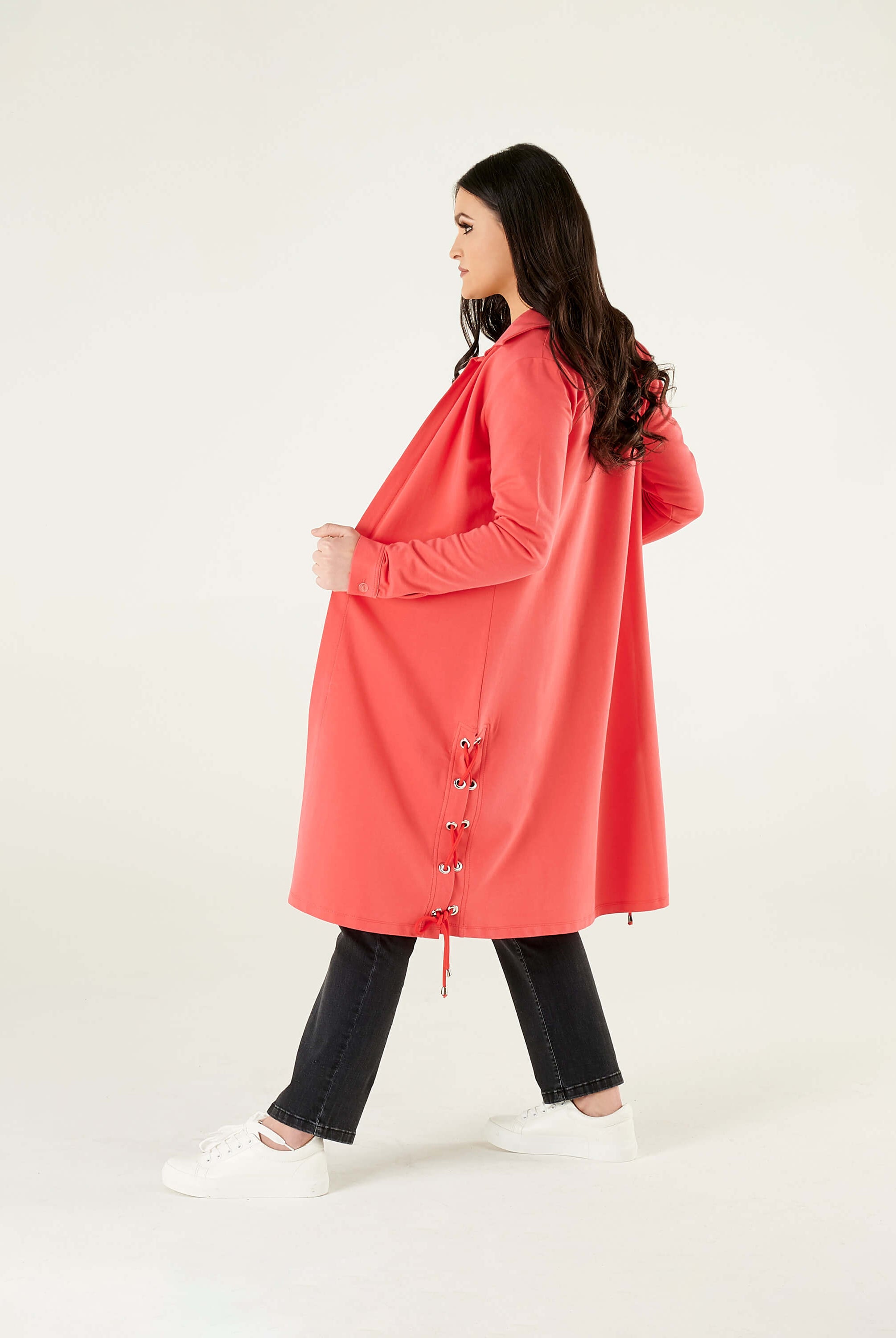 women's pink coat