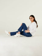 womens straight cut jeans