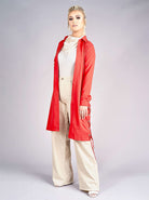 red casual jacket womens