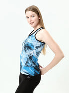 blue tank top women