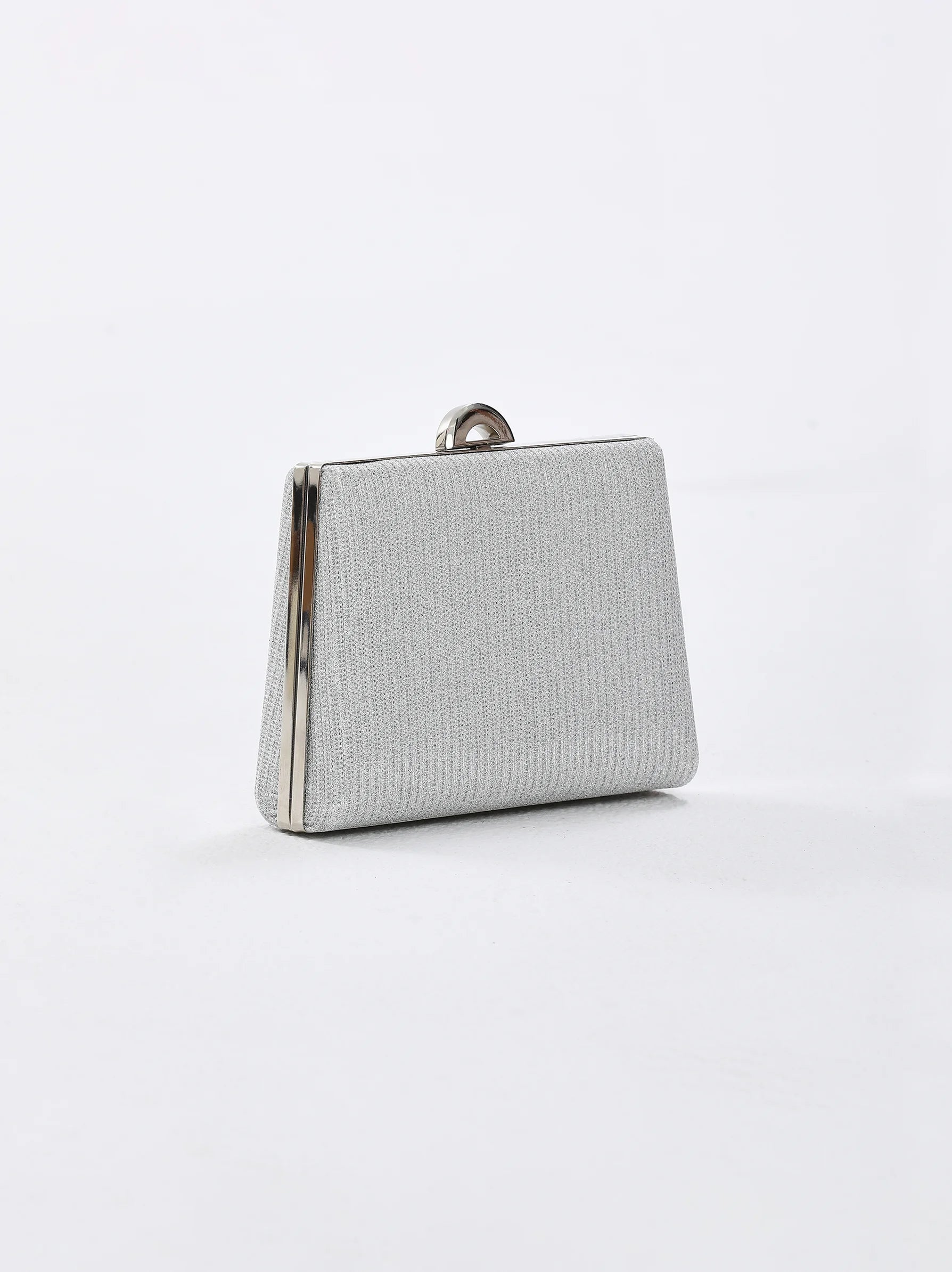 Silver grey clutch bag uk best sale