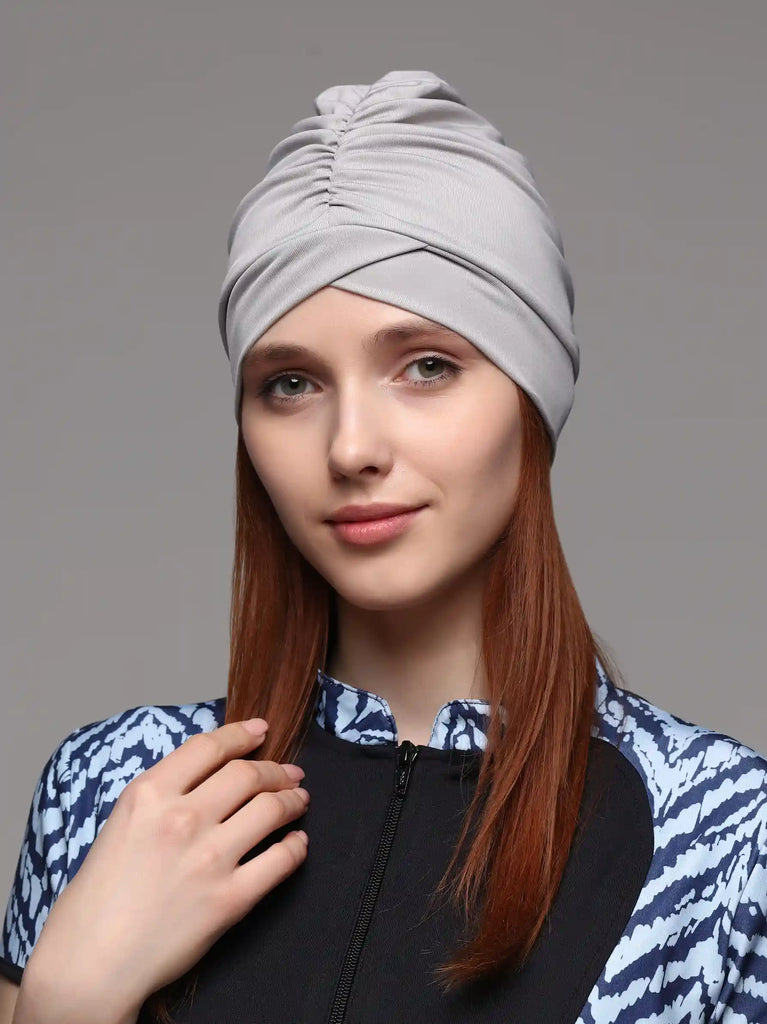 grey turban for women
